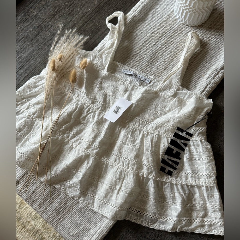 White babydoll top